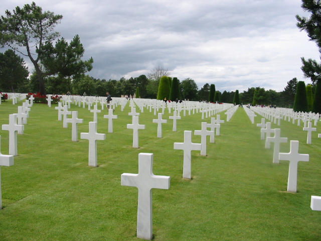 Den Amerikanske kirkegrd ved Omaha Beach